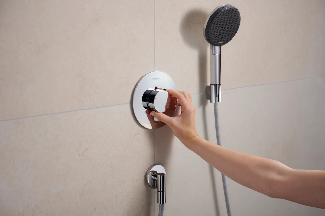 Hansgrohe Ecostat Comfort S Thermostat Unterputz, Chrom, 1 Verbraucher, Temperatur- und Volumensteuerung, einfache Installation Hansgrohe Ecostat Comfort S Thermostat Unterputz, Chrom, 1 Verbraucher, Temperatur- und Volumensteuerung, einfache Installation