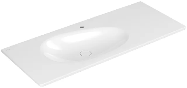 Villeroy & Boch Wandwaschtisch „Antao“ 1200 × 500 × 150 mm, für Becken links in Weiß Alpin Villeroy & Boch Wandwaschtisch „Antao“ 1200 × 500 × 150 mm, für Becken links in Weiß Alpin