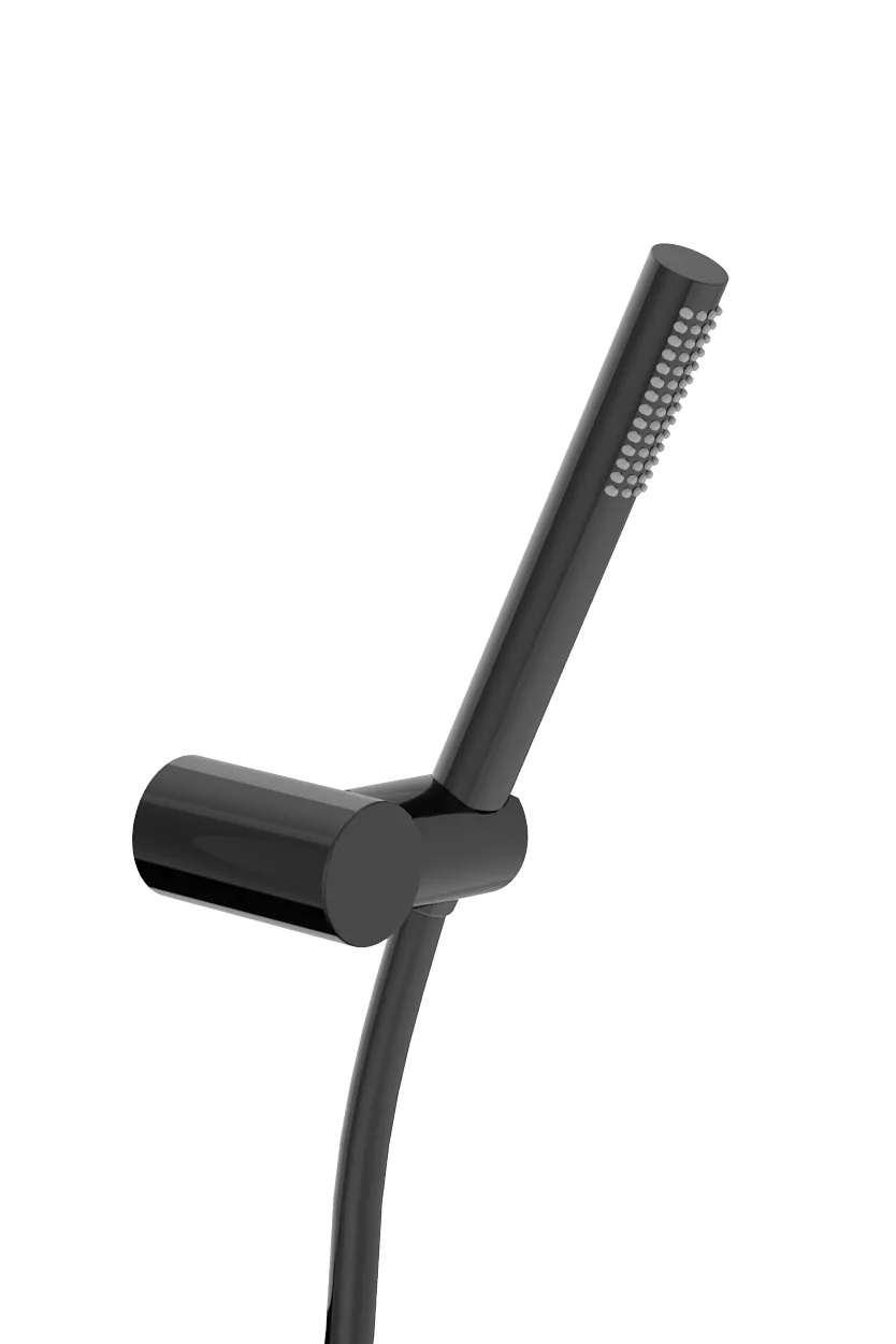 VitrA Suit Handbrause-Set mit Wandhalterung und Abgang G ½" Schwarz Hochglanz VitrA Suit Handbrause-Set mit Wandhalterung und Abgang G ½" Schwarz Hochglanz