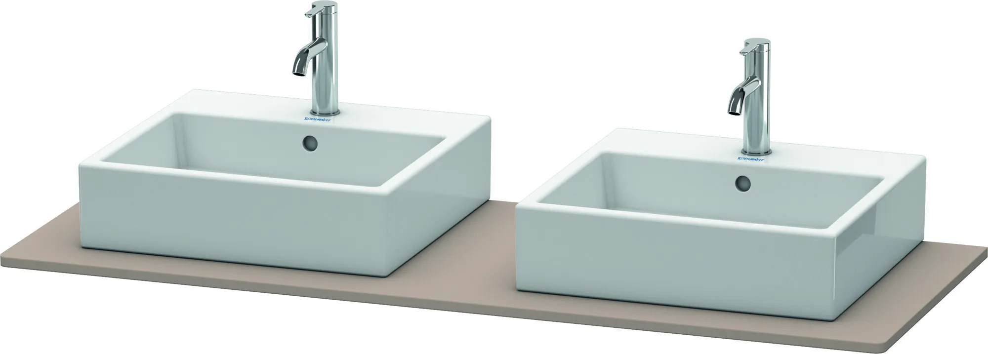 Duravit Konsole „XSquare“ in Basalt Matt Duravit Konsole „XSquare“ in Basalt Matt