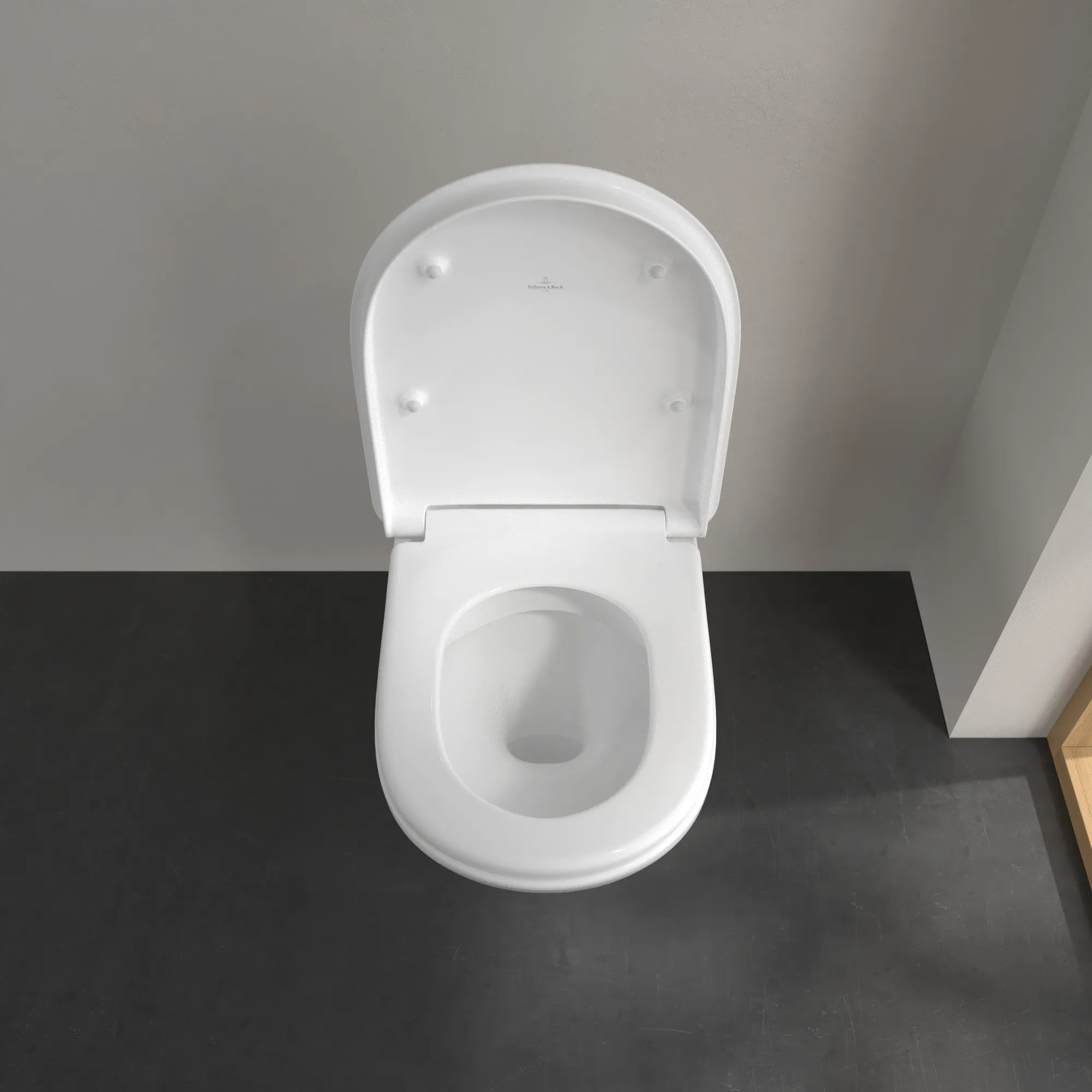 Wand-Tiefspül-WC DirectFlush „ViCare“ 36 × 34,4 × 70 cm ohne Spülrand