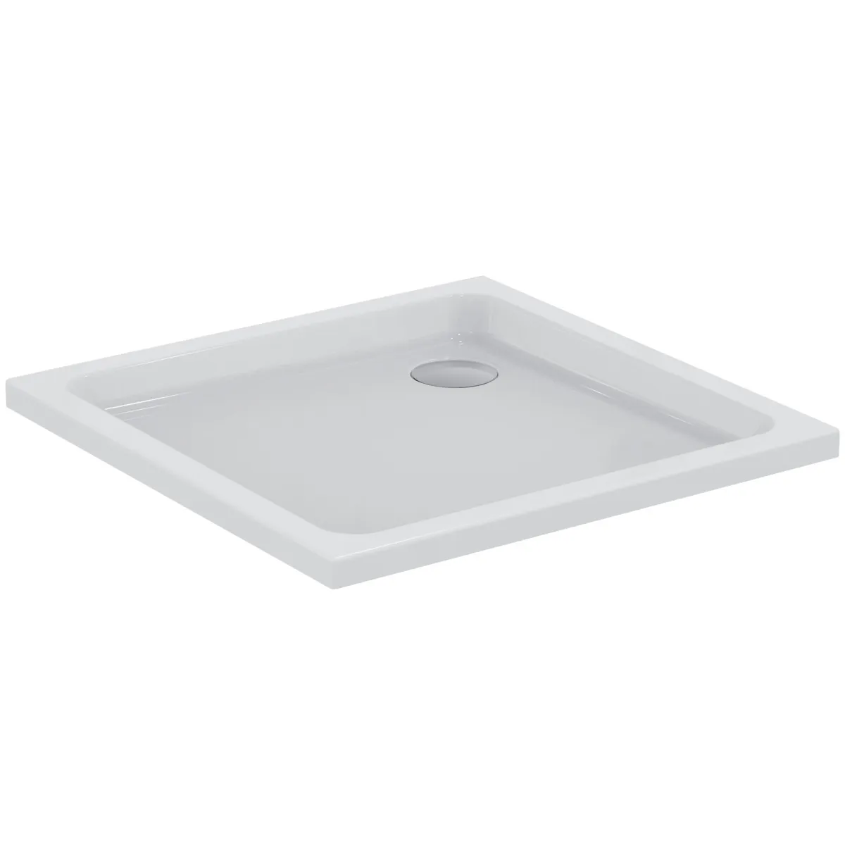 Ideal Standard Quadrat-Brausewanne Hotline Neu, Weiß, 900x900x80mm