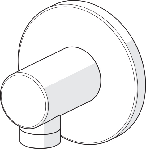 Hansa Wandanschlussbogen Hansa 5118 Rosette rund G1⁄2 DN15 Chrom Hansa Wandanschlussbogen Hansa 5118 Rosette rund G1⁄2 DN15 Chrom