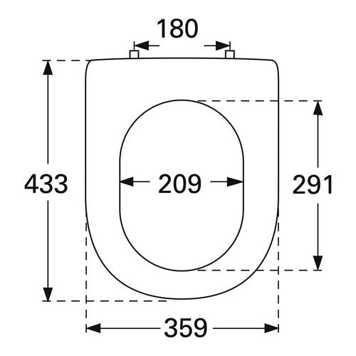 set Wand-Tiefspül-WC „Subway 2.0“ 37,5 × 36 × 56,5 cm, mit CeramicPlus, mit Spülrand, Abgang waagerecht und Villeroy & Boch WC-Sitz „Subway 2.0“ inkl. Deckel 35,9 × 45,9 × 6 cm ,, Quick Release, Soft Closing