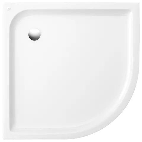 Villeroy & Boch viertelkreis Duschwanne „O.novo Plus“ 80 × 80 cm