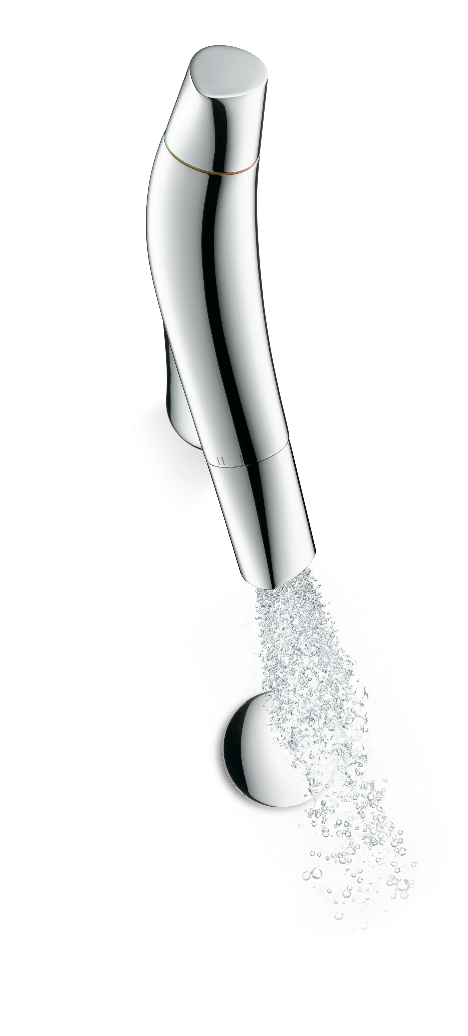 Hansgrohe AXOR Starck Organic 2-Griff Waschtischmischer Chrom, ComfortZone 80, Ausladung 116 mm, Auslaufhöhe 83 mm, Zylindergriff, Brausestrahl, max. Durchfluss 3,5 l/min