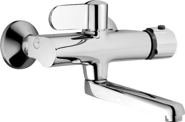 Zweihand-Waschtischarmatur „Tempra“ Ausladung 245 mm in Chrom Zweihand-Waschtischarmatur „Tempra“ Ausladung 245 mm in Chrom