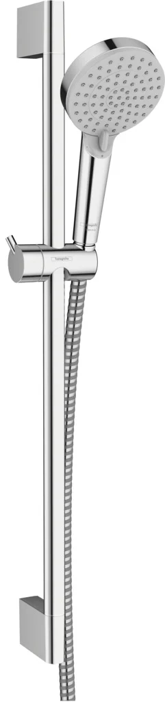 Hansgrohe Vernis Blend Brauseset Vario EcoSmart, Chrom, 100 mm Brausekopfgröße, 669 mm Brausestangenlänge Hansgrohe Vernis Blend Brauseset Vario EcoSmart, Chrom, 100 mm Brausekopfgröße, 669 mm Brausestangenlänge