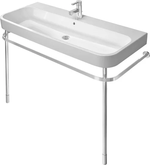 Duravit Happy D.2 Metallkonsole Chrom, höhenverstellbar, 491x1173x(750-800) mm, Bodenstehend mit Wandbefestigung Duravit Happy D.2 Metallkonsole Chrom, höhenverstellbar, 491x1173x(750-800) mm, Bodenstehend mit Wandbefestigung