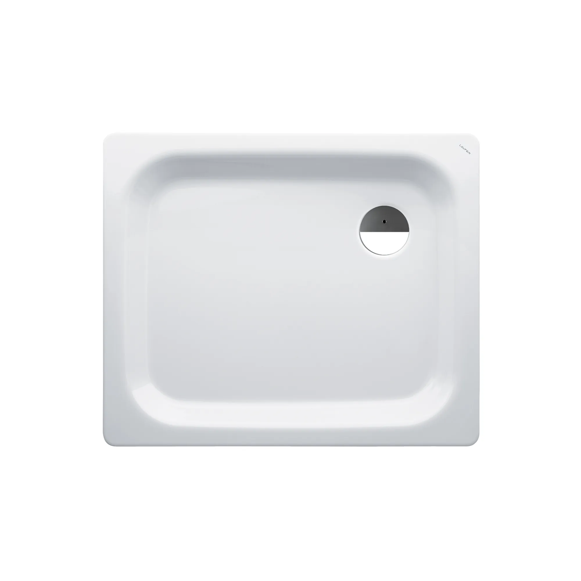 Laufen Duschwanne PLATINA 900x750x65 Stahl Ablauf seitlich mit Antislip inklusive Schallschutz weiß Laufen Duschwanne PLATINA 900x750x65 Stahl Ablauf seitlich mit Antislip inklusive Schallschutz weiß
