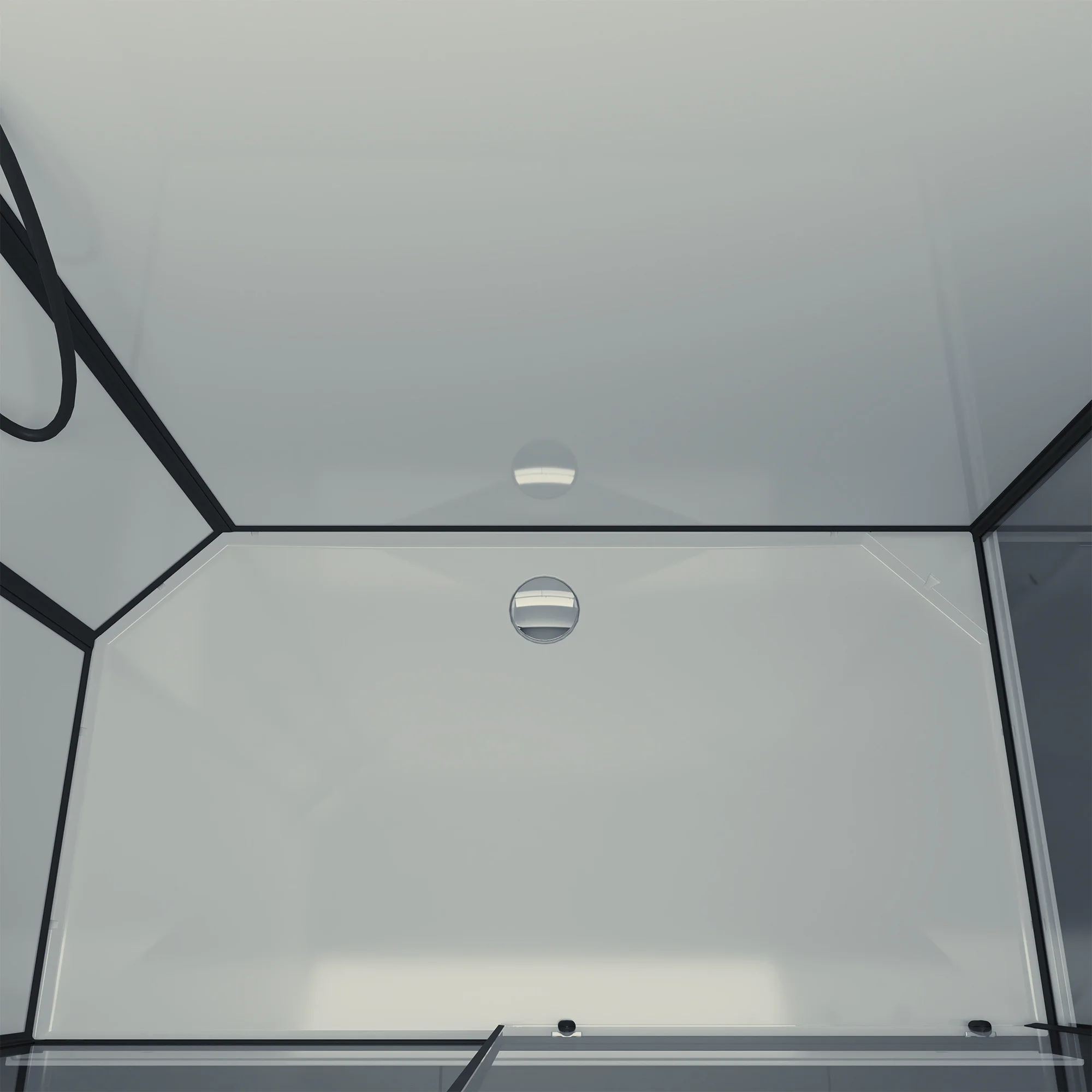 Breuer Komplettdusche BR 100 - Schwarz matt, 5 mm Sicherheitsglas, 800 x 1200 mm, Höhe ca. 2015 mm, Einbautiefe 135 mm Breuer Komplettdusche BR 100 - Schwarz matt, 5 mm Sicherheitsglas, 800 x 1200 mm, Höhe ca. 2015 mm, Einbautiefe 135 mm