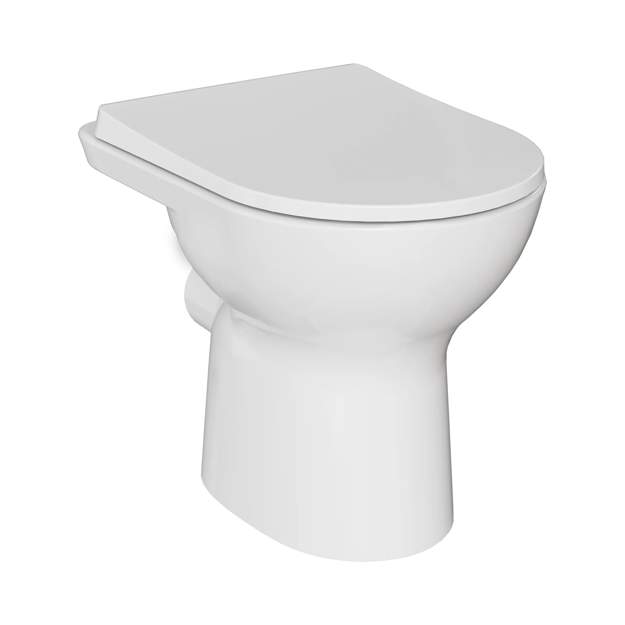 VitrA New S20 Round Stand-WC Smooth Flush, randlos, Tiefspüler, open back, 36 x 54 cm, weiß Hochglanz VitrA New S20 Round Stand-WC Smooth Flush, randlos, Tiefspüler, open back, 36 x 54 cm, weiß Hochglanz