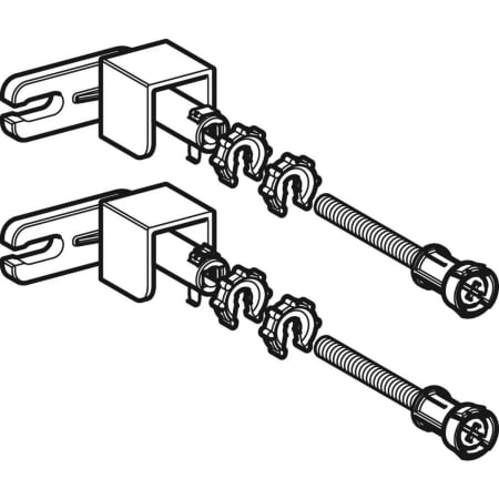 Geberit Befestigungsset Wandanker für Einzelmontage 2 Stück „Duofix“