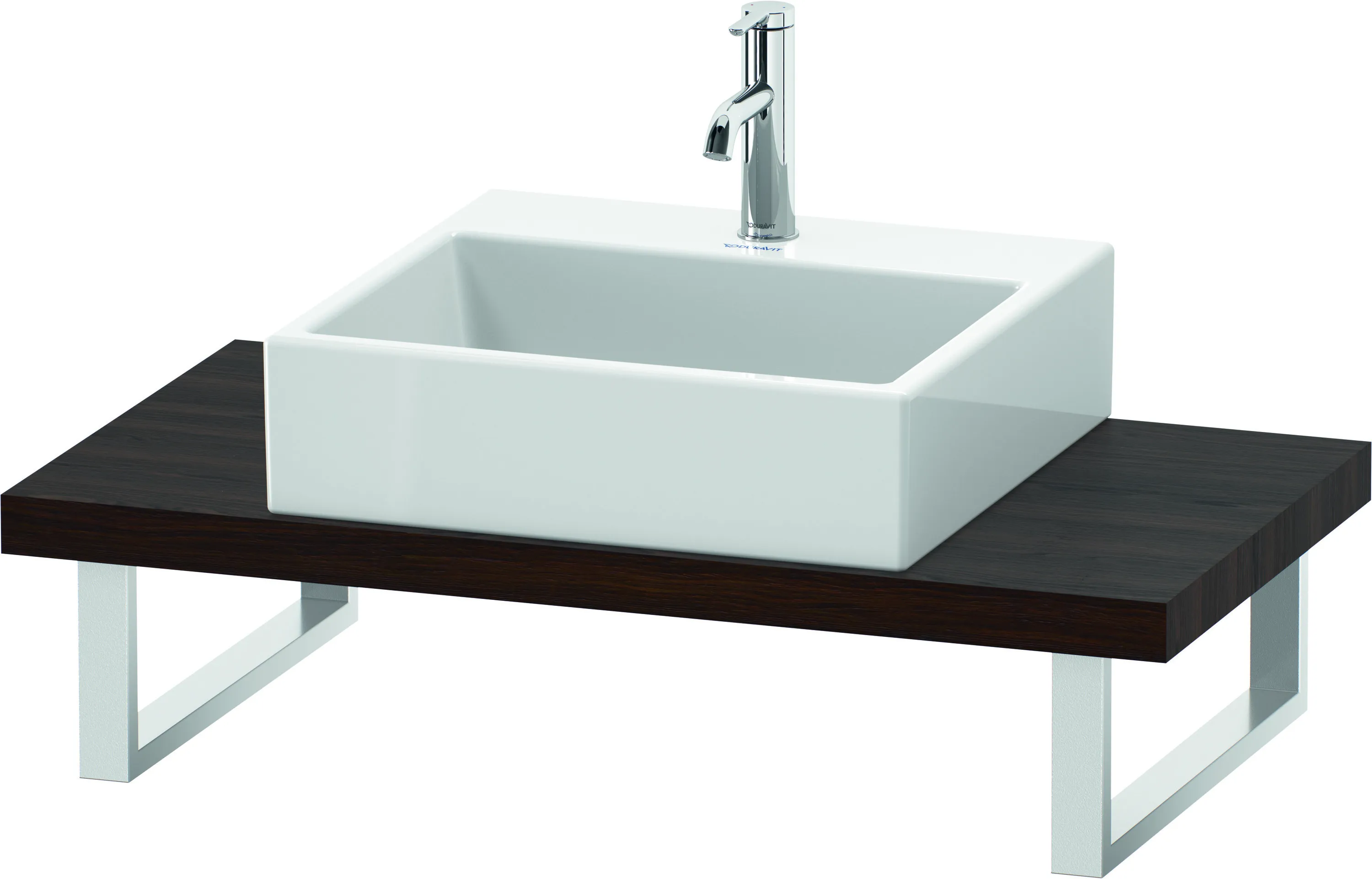 Duravit Konsole „L-Cube“ in Nussbaum gebürstet Duravit Konsole „L-Cube“ in Nussbaum gebürstet