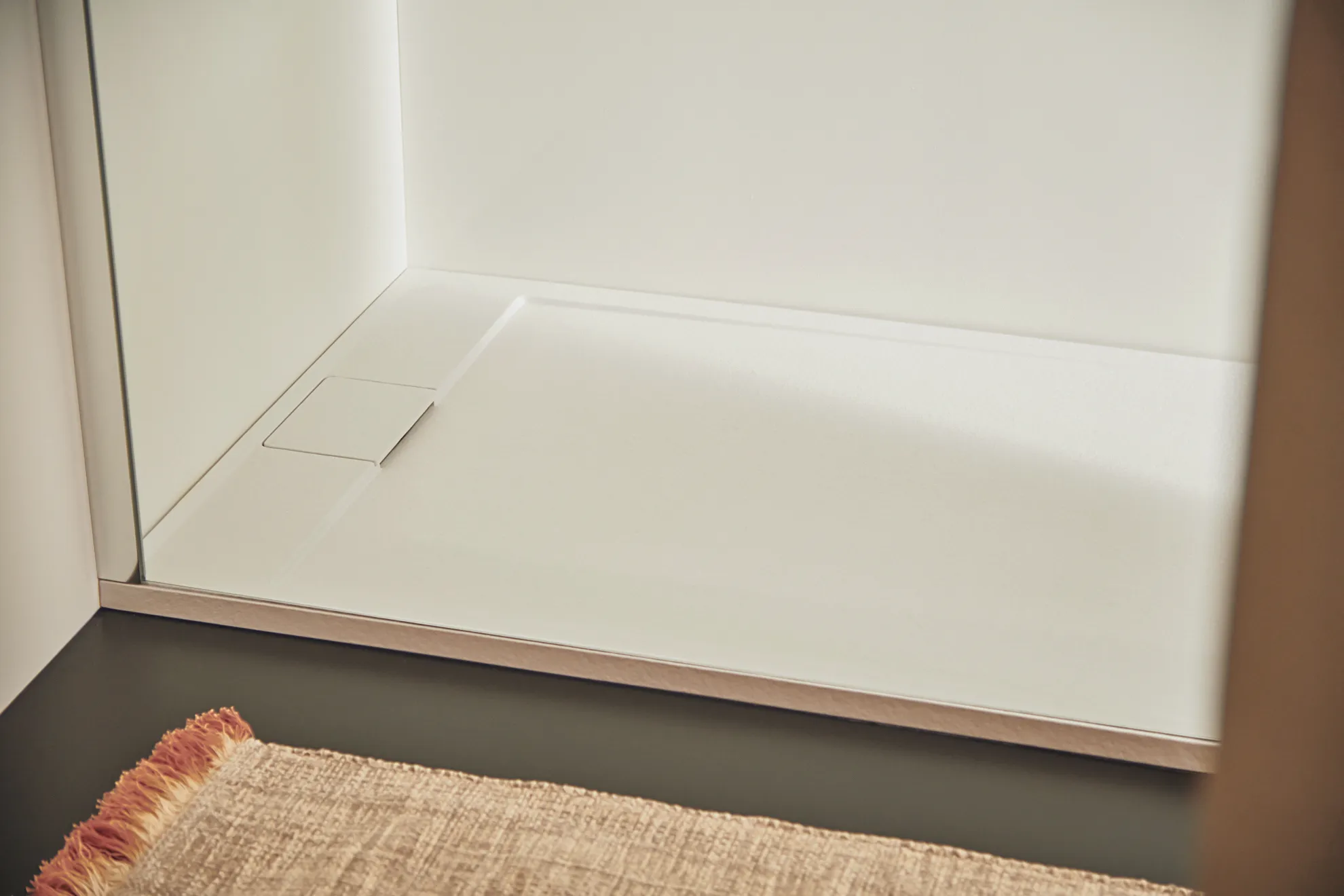 Ideal Standard Duschwanne „UltraFlatSi.life“ 80 × 120 cm in Carraraweiß