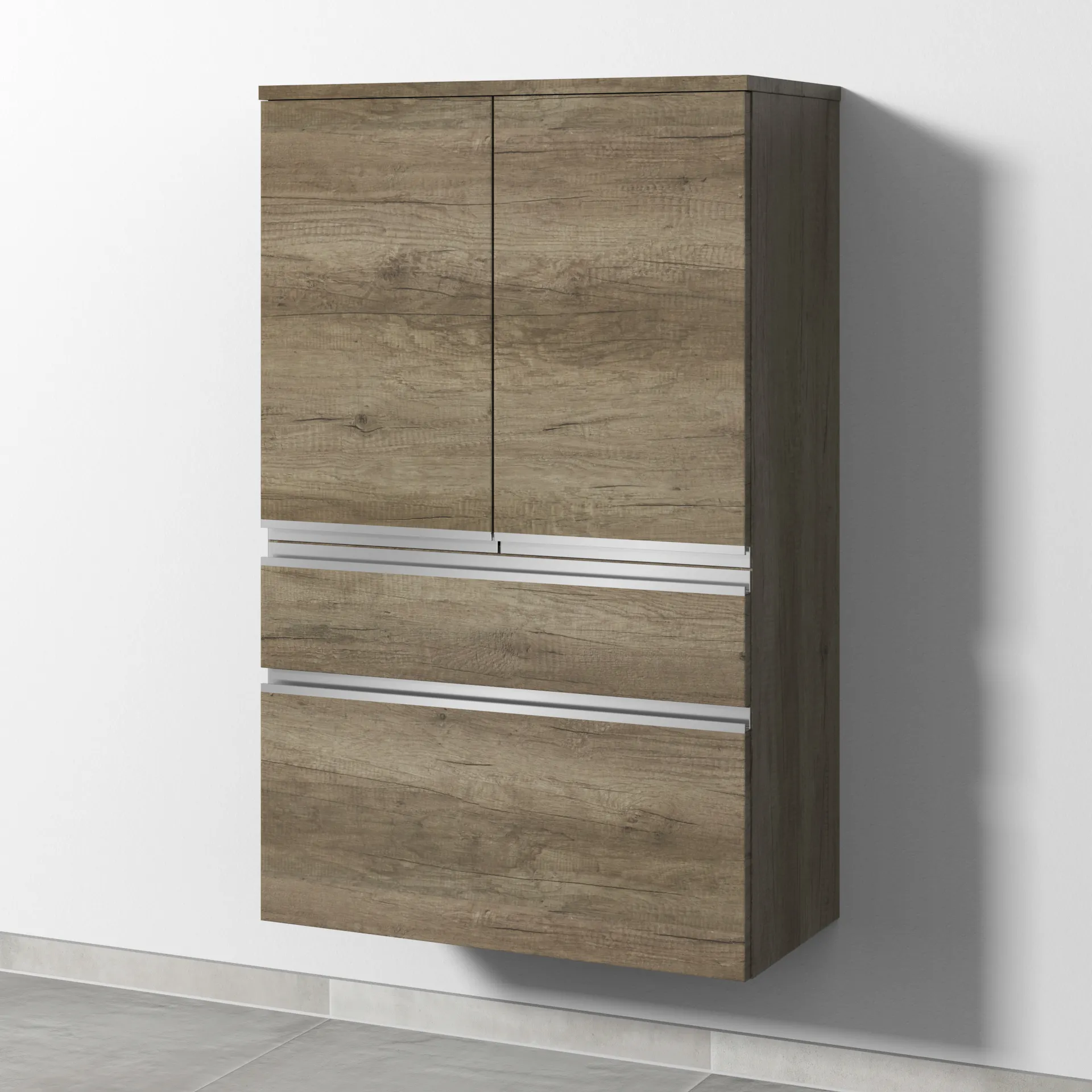 Sanipa Mittelschrank „2morrow“ 700 × 1105 × 350 mm in Eiche Nebraska
