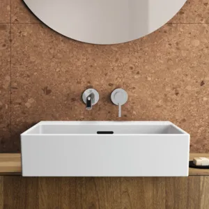 Waschbecken „Extra“ 50 × 45 × 15 cm in Weiß Waschbecken „Extra“ 50 × 45 × 15 cm in Weiß