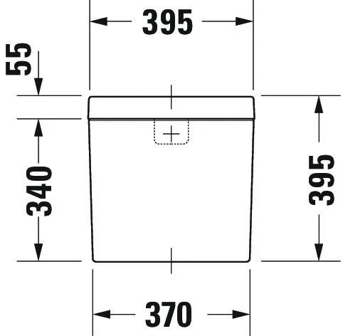 Spülkasten „Happy D.2“ 39,5 × 39,5 × 16 cm Spülkasten „Happy D.2“ 39,5 × 39,5 × 16 cm