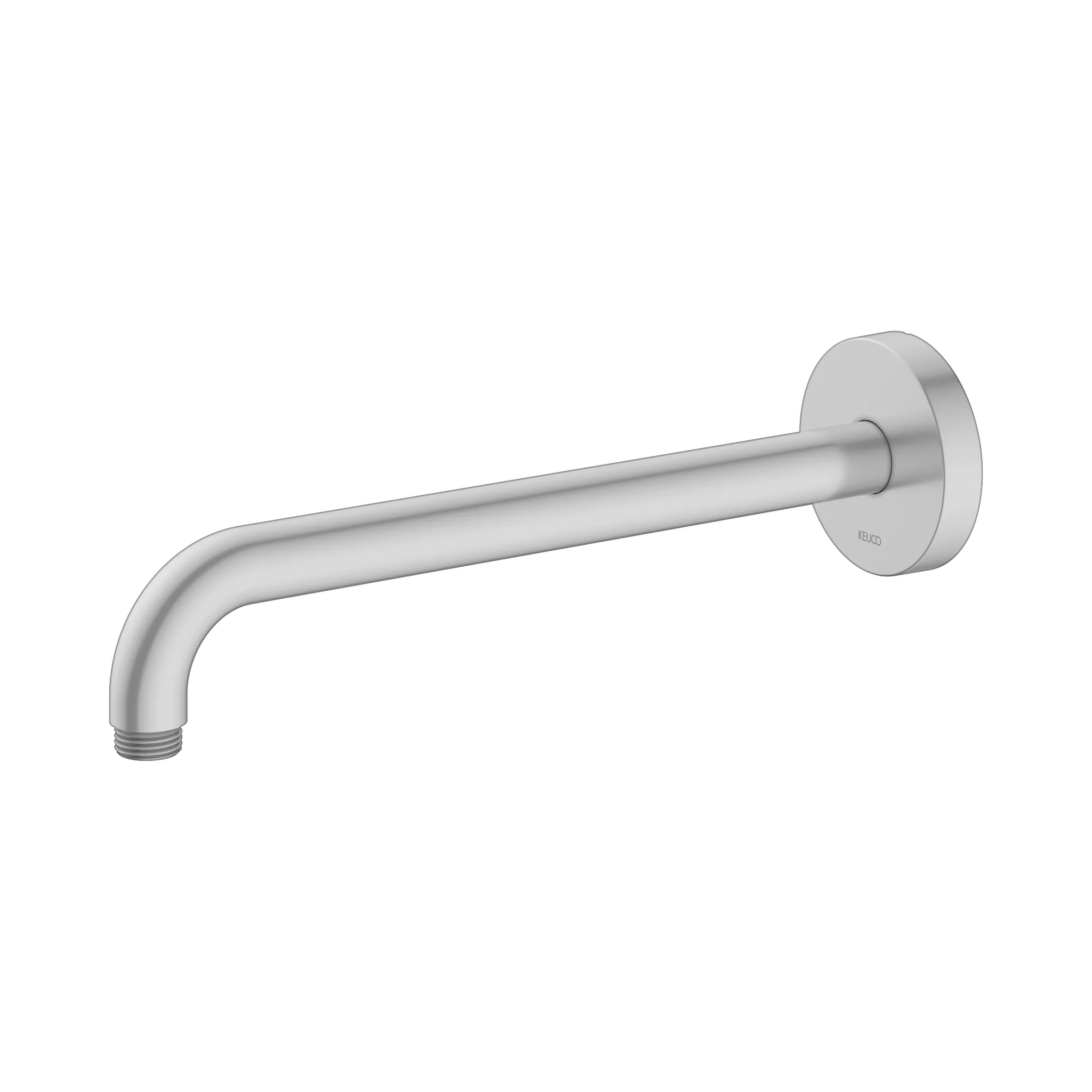 KEUCO Brausearm Wandmontage rund 300 mm Aluminium-finish