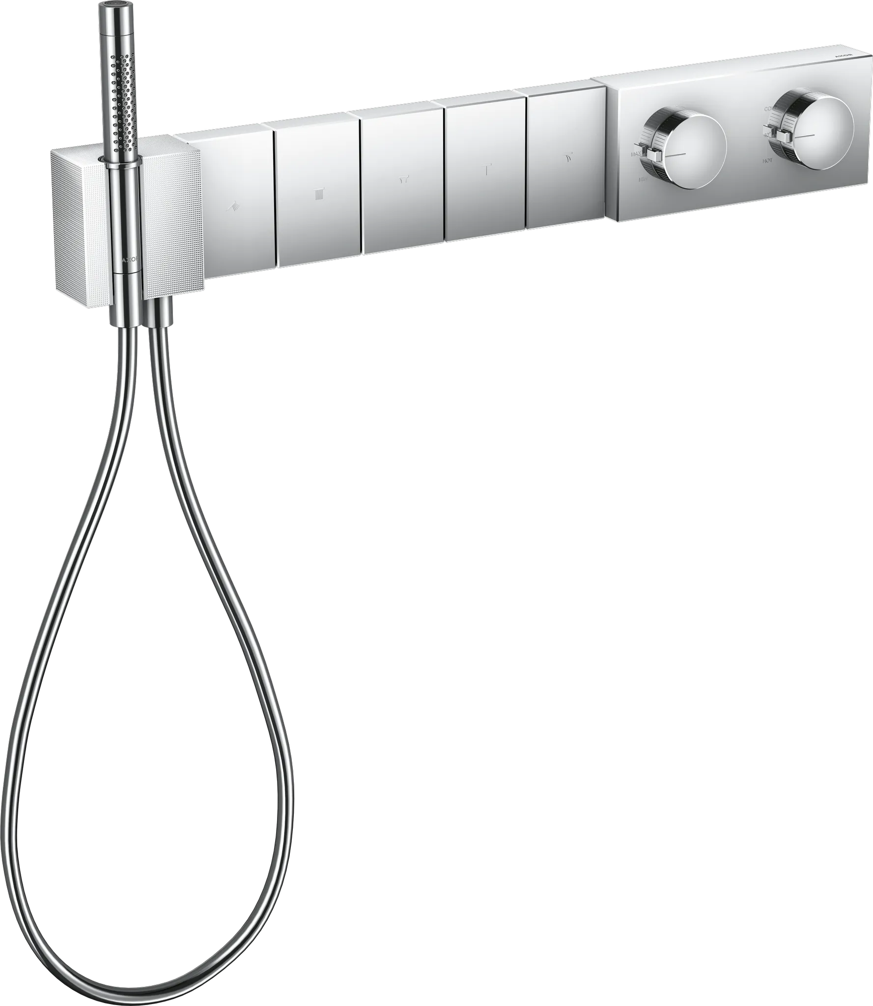 Thermostatmodul Unterputz Select Axor Edge F-Set 5 Verbr.Diamantschliff chrom Thermostatmodul Unterputz Select Axor Edge F-Set 5 Verbr.Diamantschliff chrom