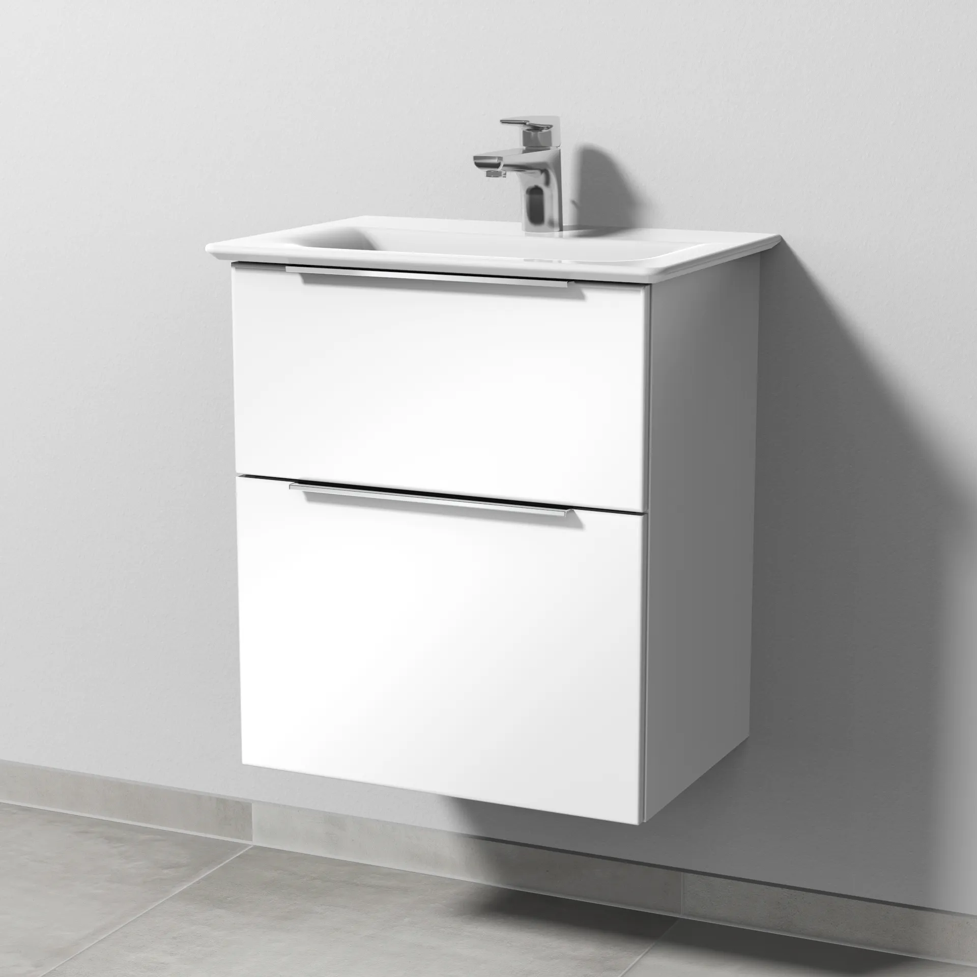 Sanipa Waschtischunterschrank „3way“ 490 × 585 × 357 mm in Weiß (glanz) Sanipa Waschtischunterschrank „3way“ 490 × 585 × 357 mm in Weiß (glanz)