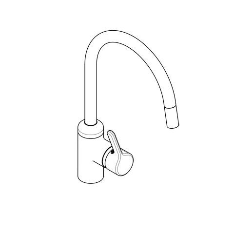 BINGO STAR Spültisch EHM DN 15 herausziehbarer Auslauf chrom BINGO STAR Spültisch EHM DN 15 herausziehbarer Auslauf chrom