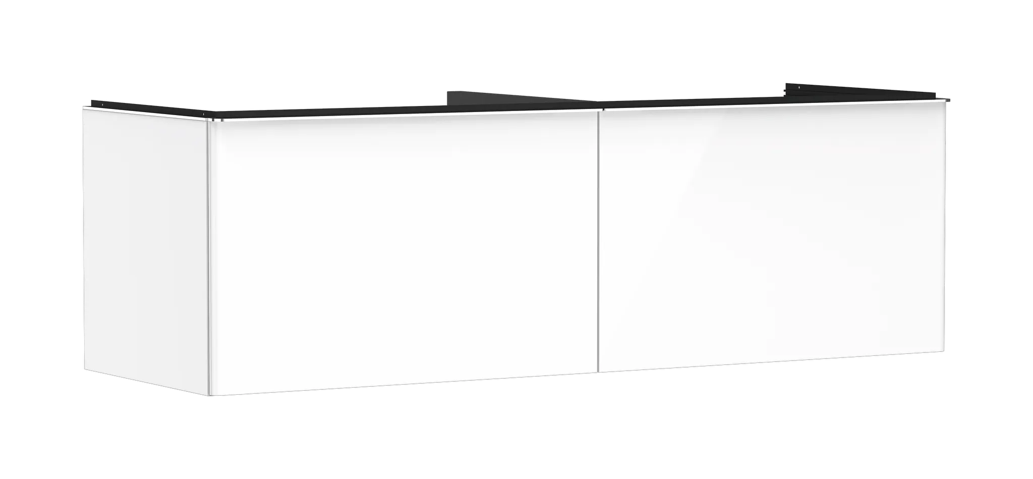 Hansgrohe Xelu Q Waschtischunterschrank Weiß Hochglanz 1560⁄550 mit 2 Schubkästen Hansgrohe Xelu Q Waschtischunterschrank Weiß Hochglanz 1560⁄550 mit 2 Schubkästen