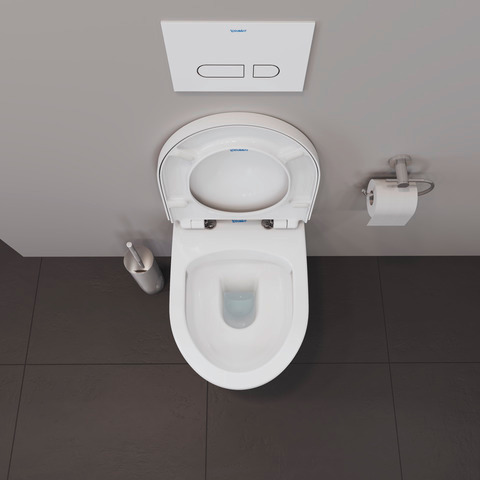 Duravit Stand-Tiefspül-WC inkl. WC-Sitz „No.1“ 51 × 38,6 × 46,5 cm, Befestigung sichtbar Duravit Stand-Tiefspül-WC inkl. WC-Sitz „No.1“ 51 × 38,6 × 46,5 cm, Befestigung sichtbar