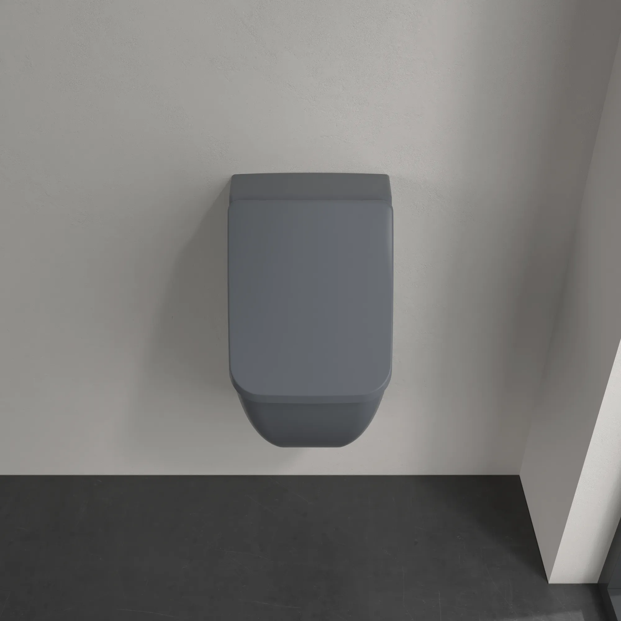 Absaug-Urinal DirectFlush „Venticello“, Befestigung verdeckt, ohne Zielobjekt, Zulauf verdeckt 28,5 × 32 × 54,5 cm in Graphite Absaug-Urinal DirectFlush „Venticello“, Befestigung verdeckt, ohne Zielobjekt, Zulauf verdeckt 28,5 × 32 × 54,5 cm in Graphite