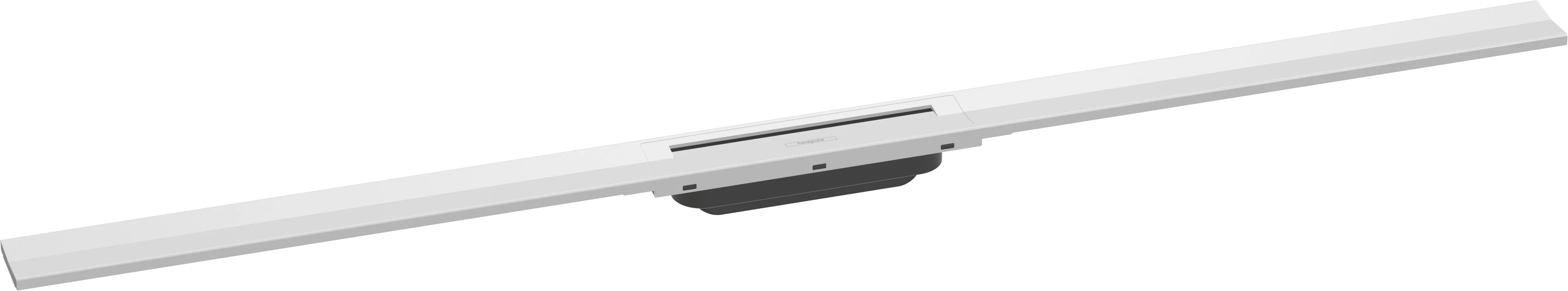 Hansgrohe RainDrain Flex Duschrinne 1200 mm, Mattweiß, höhenverstellbar, zweiseitige Montage, bis zu 60 l/min Ablaufleistung Hansgrohe RainDrain Flex Duschrinne 1200 mm, Mattweiß, höhenverstellbar, zweiseitige Montage, bis zu 60 l/min Ablaufleistung