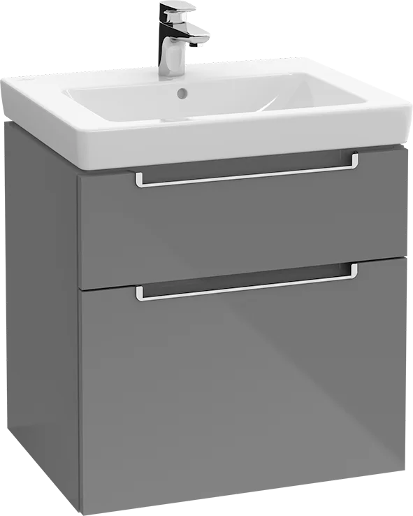 Villeroy & Boch Subway 2.0 Waschbeckenunterschrank A90810, Glossy Grey Villeroy & Boch Subway 2.0 Waschbeckenunterschrank A90810, Glossy Grey