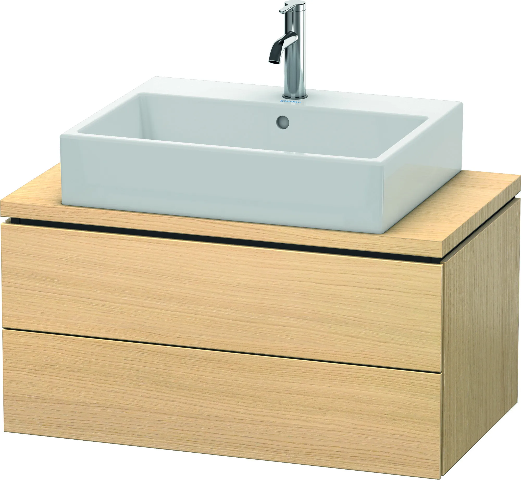 Duravit Waschtischunterschrank wandhängend „L-Cube“ 82 × 40 × 47,7 cm Mediterrane Eiche Duravit Waschtischunterschrank wandhängend „L-Cube“ 82 × 40 × 47,7 cm Mediterrane Eiche