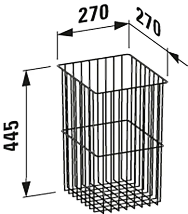 Laufen BASE Wäschekorb 445x270x270 für Hochschrank Laufen BASE Wäschekorb 445x270x270 für Hochschrank