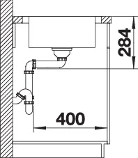 BLANCO DINAS 45 S Mini BLANCO DINAS 45 S Mini