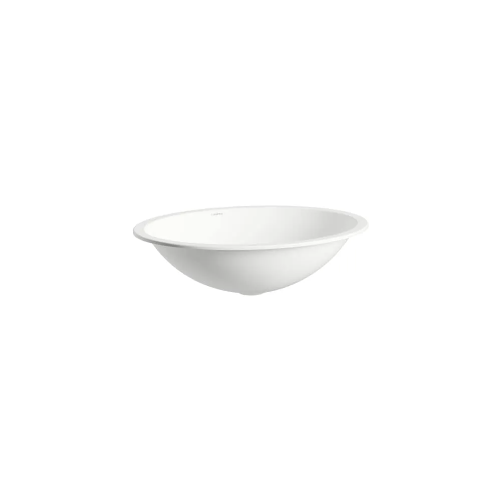 Laufen Einbauwaschtisch FORM glasierter Stahl oval ohne Armaturenloch ohne Überlauf 525 x 425 x 150 mm in weiß Laufen Einbauwaschtisch FORM glasierter Stahl oval ohne Armaturenloch ohne Überlauf 525 x 425 x 150 mm in weiß