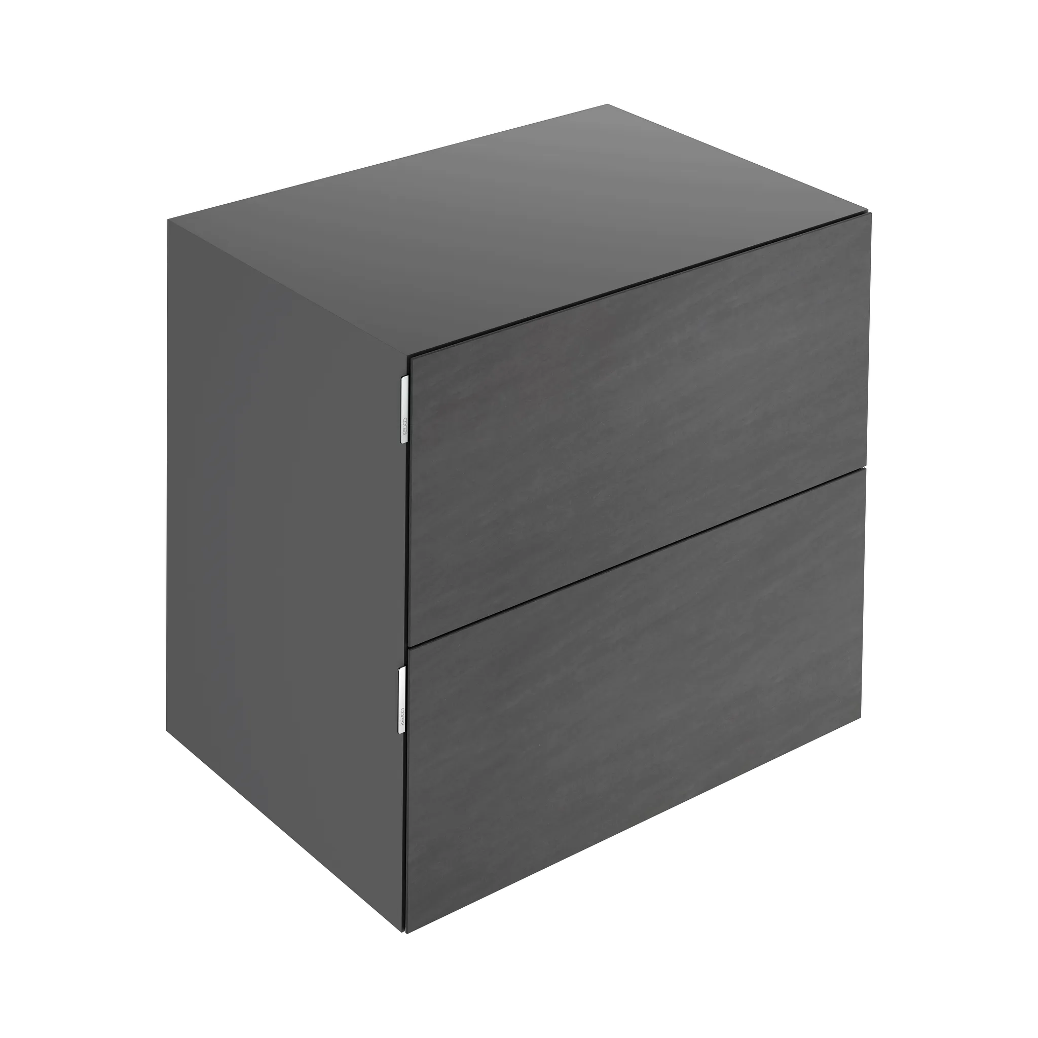 KEUCO EDITION 11 ART Sideboard mit 2 Auszügen und Beleuchtung smoke / Stein Basalt
