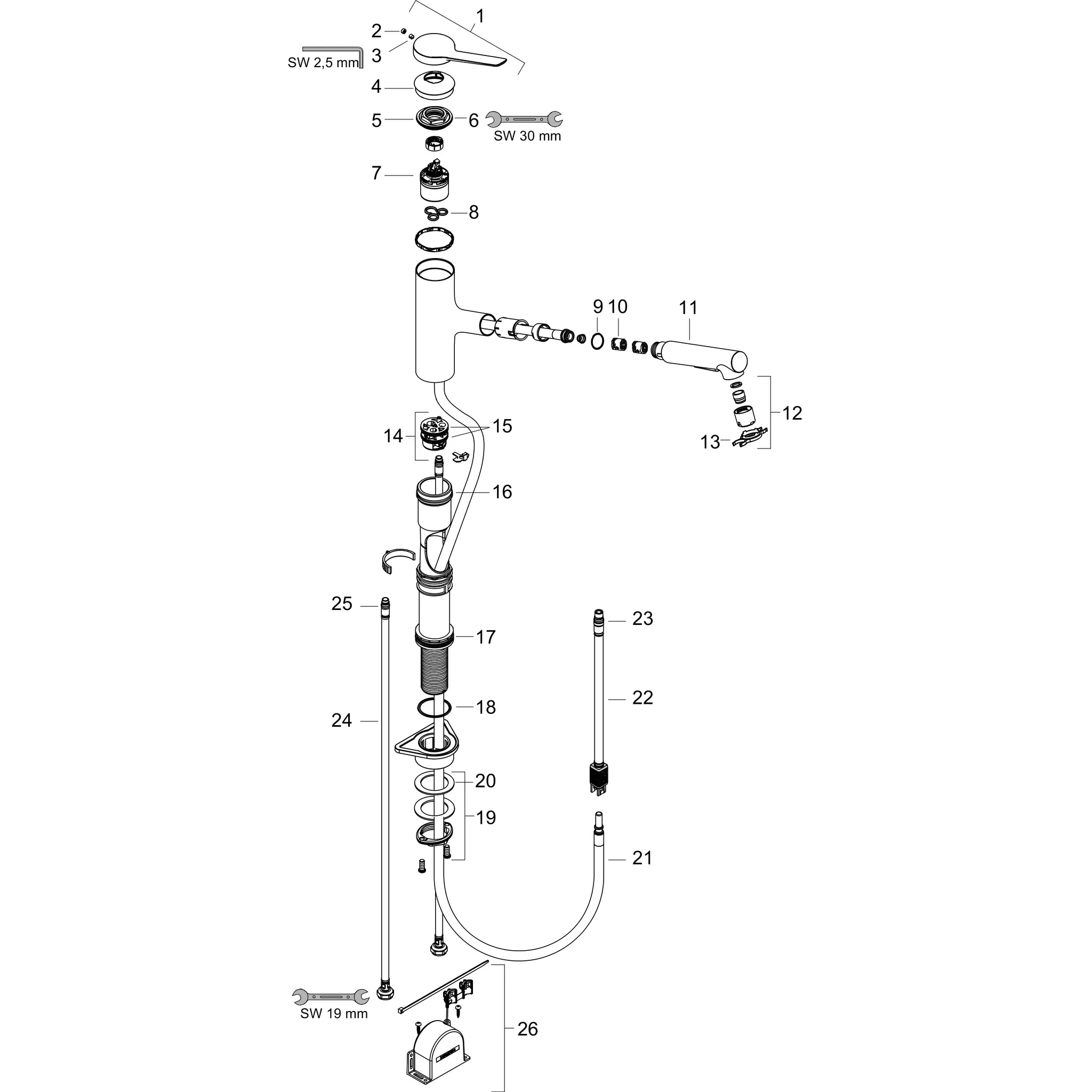 Hansgrohe Zesis M33 Einhebel-Küchenmischer 150, Ausziehbrause 2jet sBox lite Chrom Hansgrohe Zesis M33 Einhebel-Küchenmischer 150, Ausziehbrause 2jet sBox lite Chrom