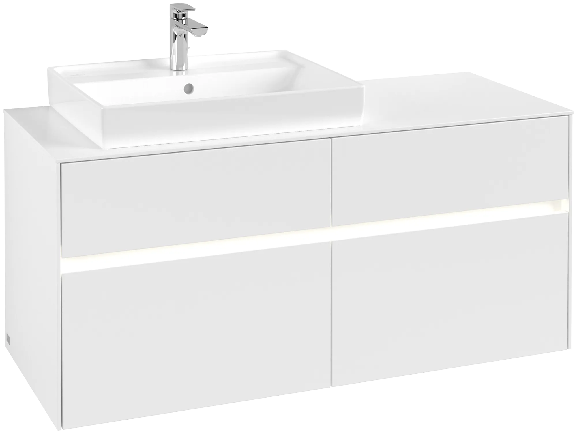Villeroy & Boch Collaro Waschbeckenunterschrank C082B0, 1200 x 548 x 500 mm, White Matt