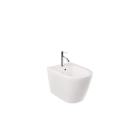 -RESA R Wand-Bidet 52 cm verdeckte Befestigungen Mattschwarz