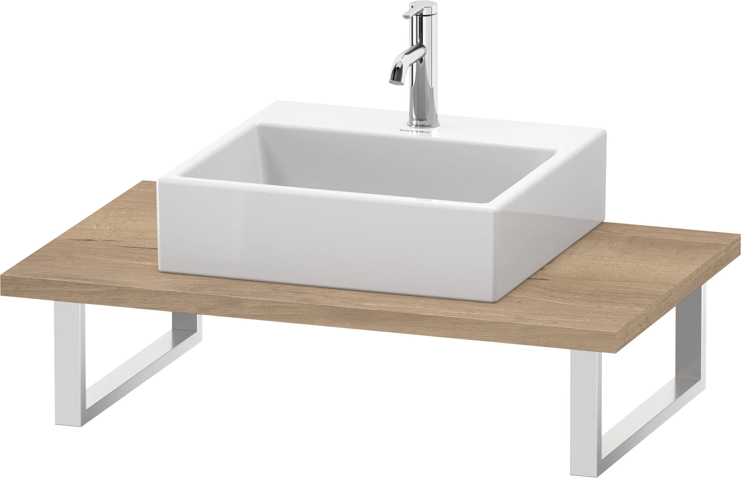 Duravit Konsole „L-Cube“ in Eiche Marmoriert Duravit Konsole „L-Cube“ in Eiche Marmoriert