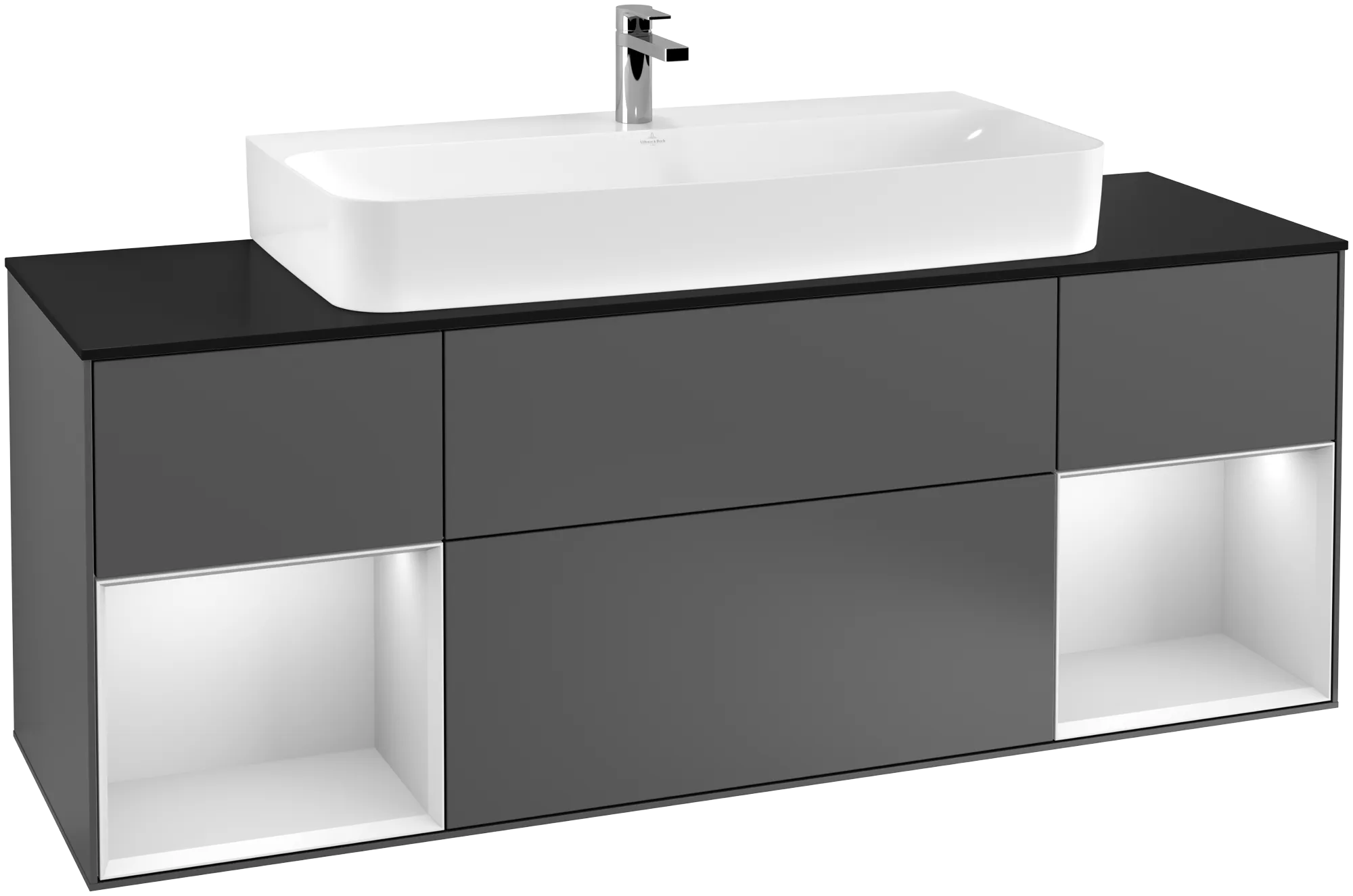 Villeroy & Boch Finion Waschbeckenunterschrank G21 1600x603x501mm anthrazit