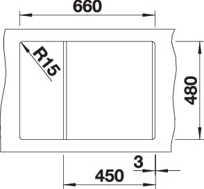 BLANCO METRA 45 S Compact