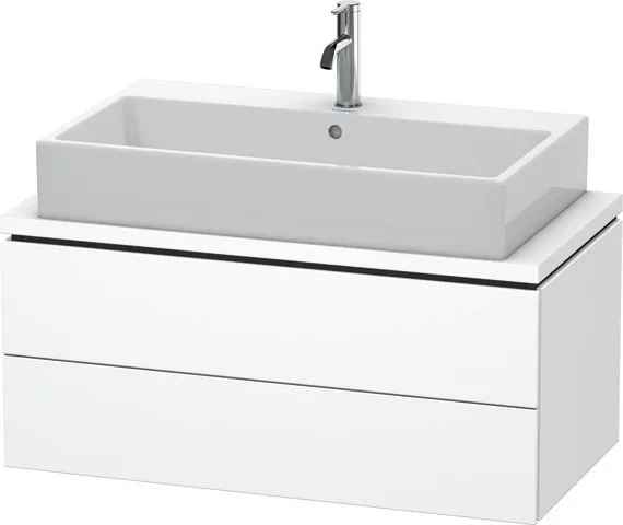 Duravit Waschtischunterschrank wandhängend „L-Cube“ 92 × 40 × 47,7 cm Weiß Matt