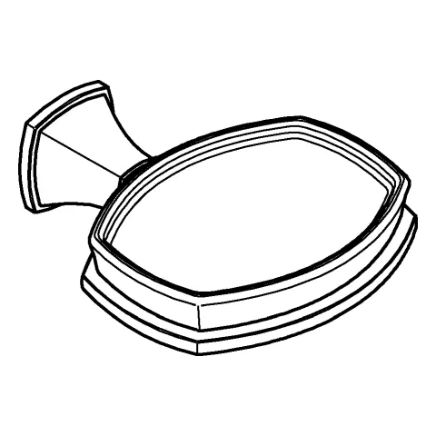 Halter Grandera 40923, mit Keramik-Seifenschale Halter Grandera 40923, mit Keramik-Seifenschale