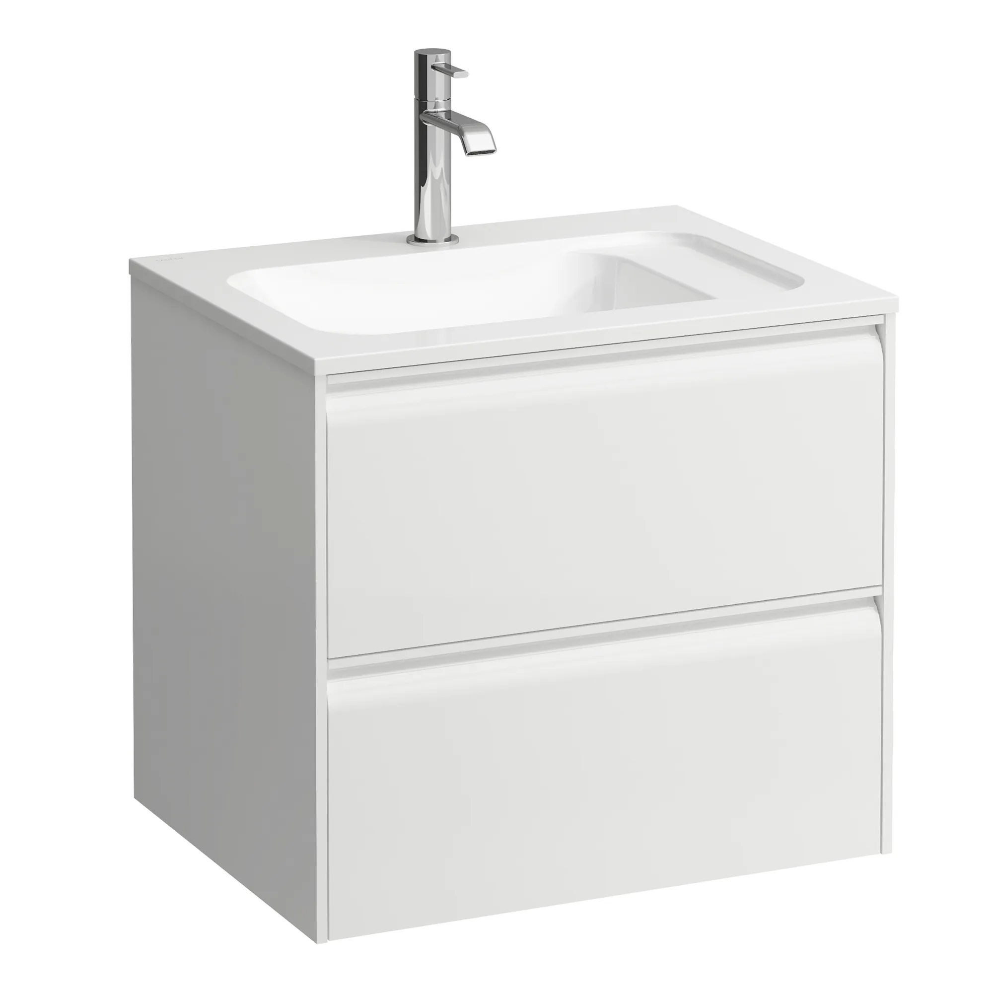 Laufen Waschtischunterbau MEDA, 442x572x504, 2 Schubladen, weiß matt Laufen Waschtischunterbau MEDA, 442x572x504, 2 Schubladen, weiß matt