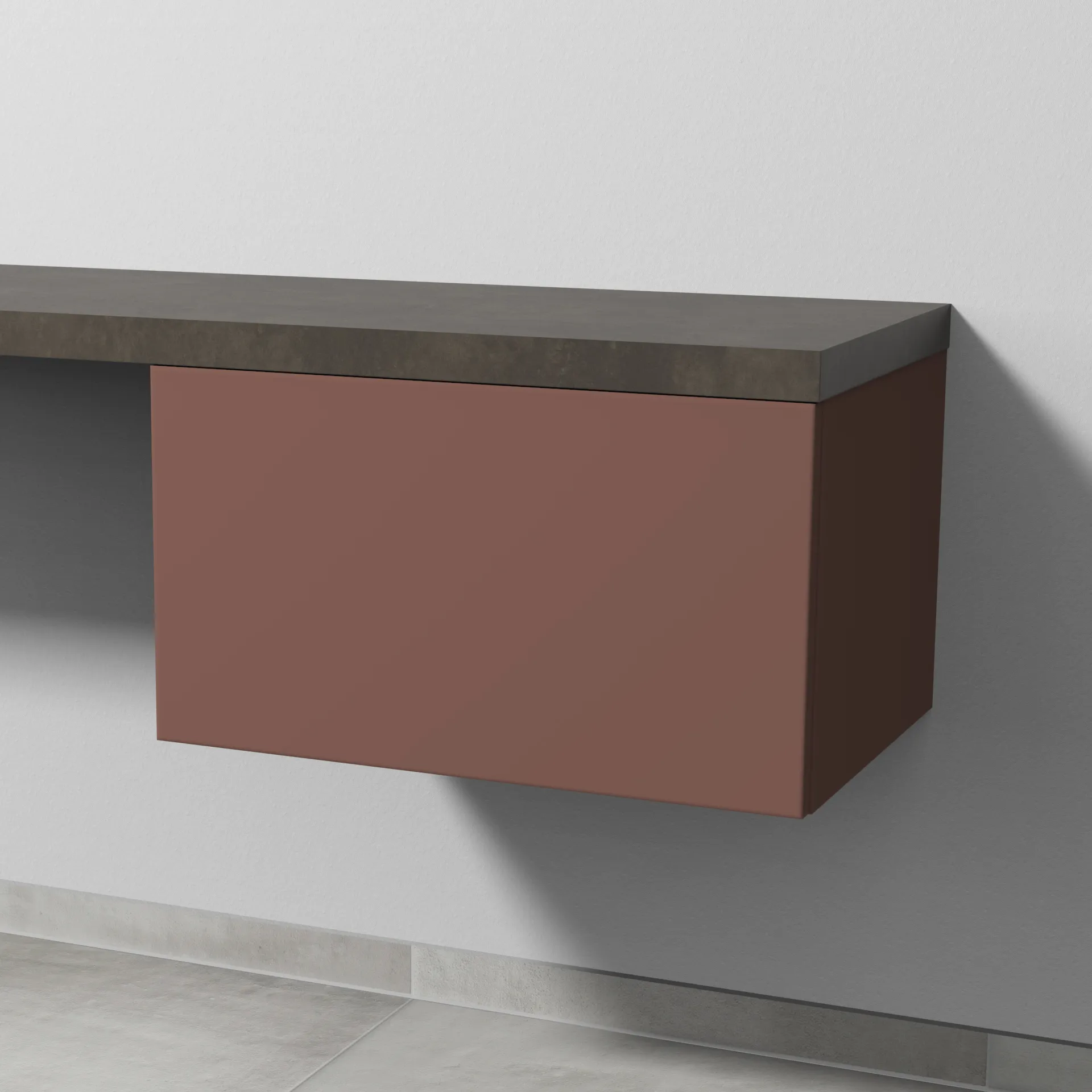 Sanipa Anbauschrank „2morrow“ 600 × 340 × 420 mm in Wine-Red