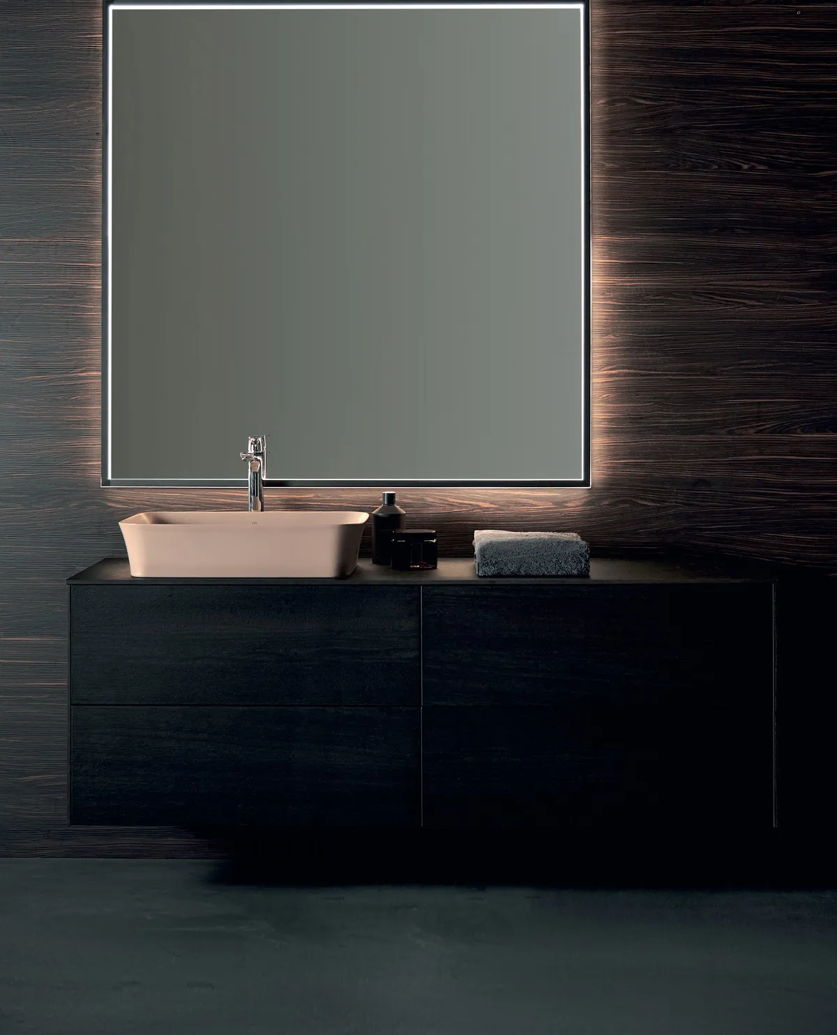 Waschtischarmatur Connect Air, mit verlängerter Sockel, mit Ablaufgarnitur, Ausladung 150mm, Brushed Gold Waschtischarmatur Connect Air, mit verlängerter Sockel, mit Ablaufgarnitur, Ausladung 150mm, Brushed Gold