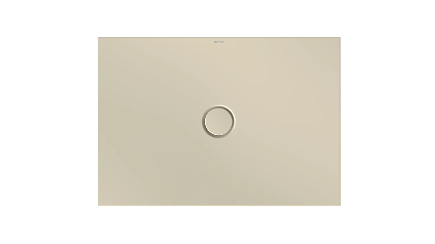 Bette rechteck Duschwanne „BetteFloor“ 1000 × 700 mm mit BetteAntirutsch Pro, ohne Oberflächenveredelung, ohne Wannenträger, in Beige