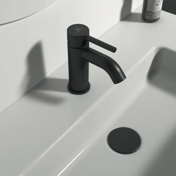 Waschtischarmatur Ceraline, 5 l/min., ohne Ablaufgarnitur, Ausladung 100mm, Chrom Waschtischarmatur Ceraline, 5 l/min., ohne Ablaufgarnitur, Ausladung 100mm, Chrom