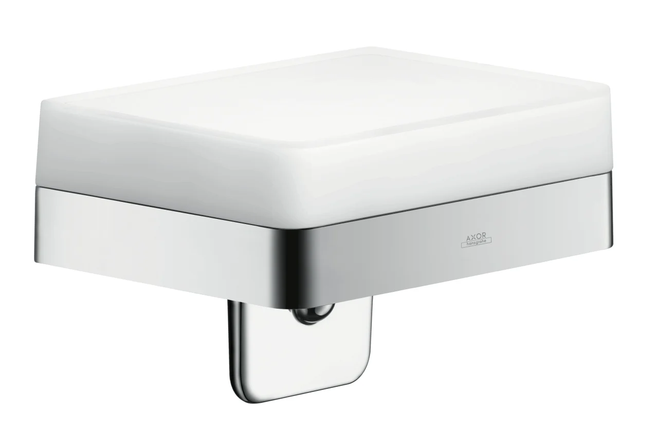 Hansgrohe AXOR Universal Softsquare Lotionspender mit Ablage, Chrom, 180 ml Füllmenge, Dosiermenge 0,5 ml, Bohrabstand 108 mm, Durchmesser Bohrloch 6 mm Hansgrohe AXOR Universal Softsquare Lotionspender mit Ablage, Chrom, 180 ml Füllmenge, Dosiermenge 0,5 ml, Bohrabstand 108 mm, Durchmesser Bohrloch 6 mm